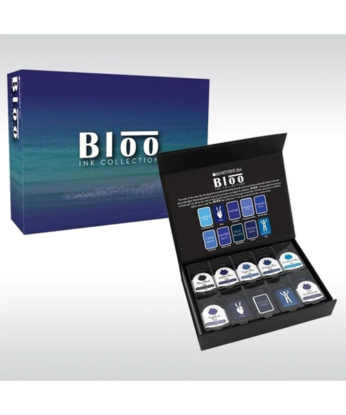Monteverde Bloo Collection Ink (30ml) - Box of 10 Assorted Blues
