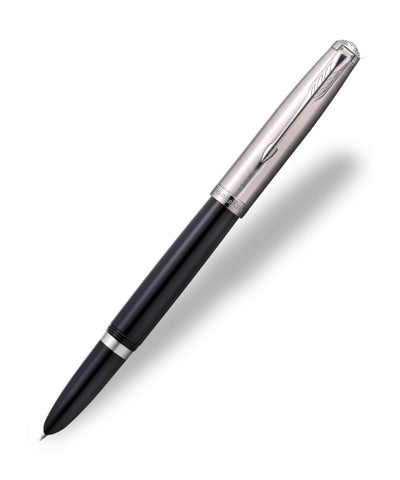 Parker 51 Fountain Pen - Black with Chrome Trim