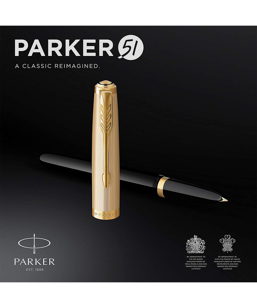 Parker 51 Black CT balpen - De Groen BV Parker 51 Black CT balpen - De Groen BV