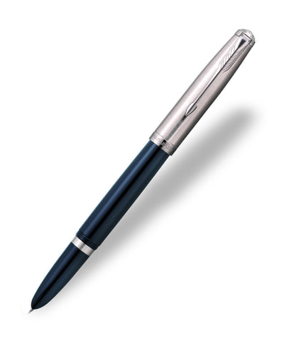 Parker 51 Fountain Pen - Midnight Blue with Chrome Trim