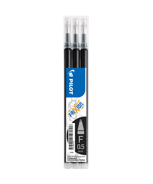 Pilot FriXion Ball/Clicker 0.5mm Rollerball Refill - Various Colours