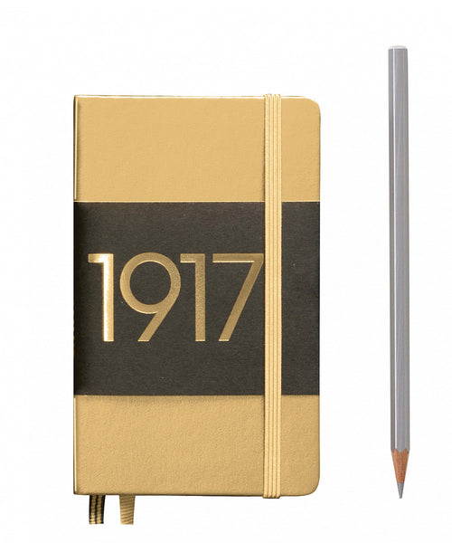 Leuchtturm1917 Pocket (A6) 100 Year Anniversary Edition Hardcover Notebook - Gold
