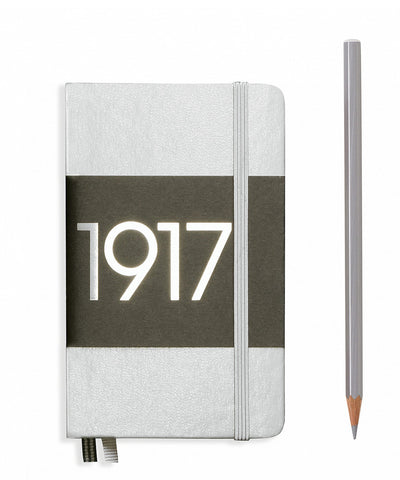 Leuchtturm1917 Pocket (A6) 100 Year Anniversary Edition Hardcover Notebook - Silver