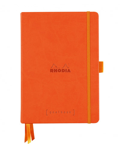 Rhodia A5 Hardcover Rhodiarama Goalbook - Tangerine
