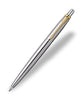 Parker Jotter Ballpoint Pen - Stainless Steel with Gold Trim