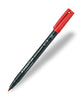 Staedtler Lumocolor Permanent Marker Pen - Red