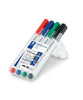 Staedtler Lumocolor Compact Whiteboard Marker Pens - 4 Assorted Colours