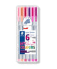 Staedtler Triplus Fineliner Pens - 6 Assorted Flamingo Colours