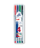 Staedtler Triplus Fineliner Pens - 4 Assorted Standard Colours