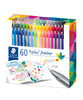 Staedtler Triplus Fineliner Pens - 60 Assorted Colours