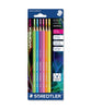 Staedtler Wopex Neon HB Pencils - 6 Assorted Barrel Colours