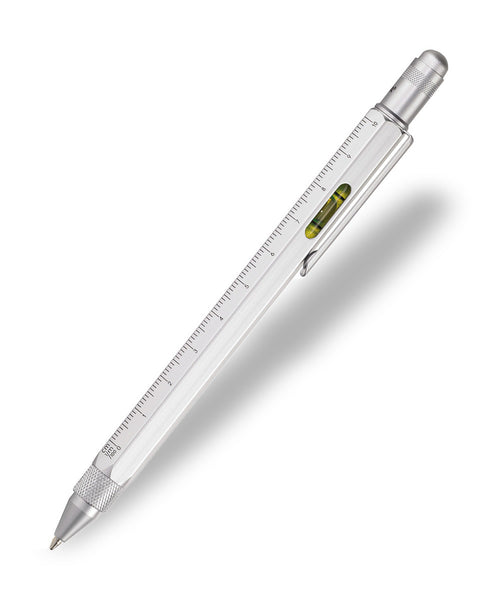 Troika Construction Stylus Tool Pen - Silver