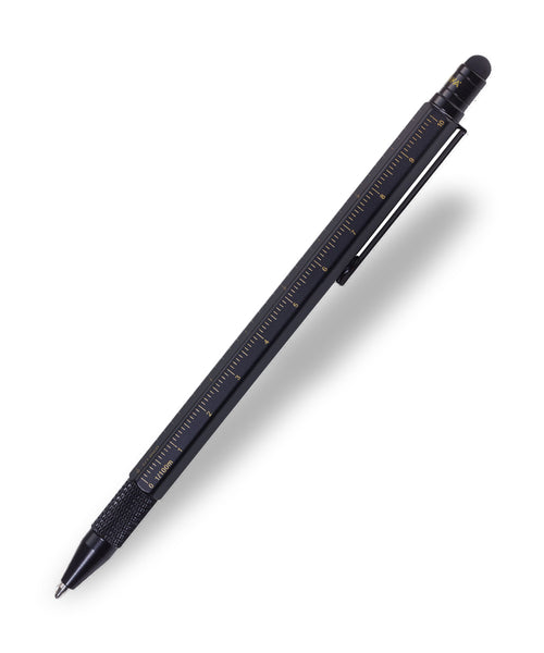 Troika Construction Slim Stylus Tool Pen - Black/Gold