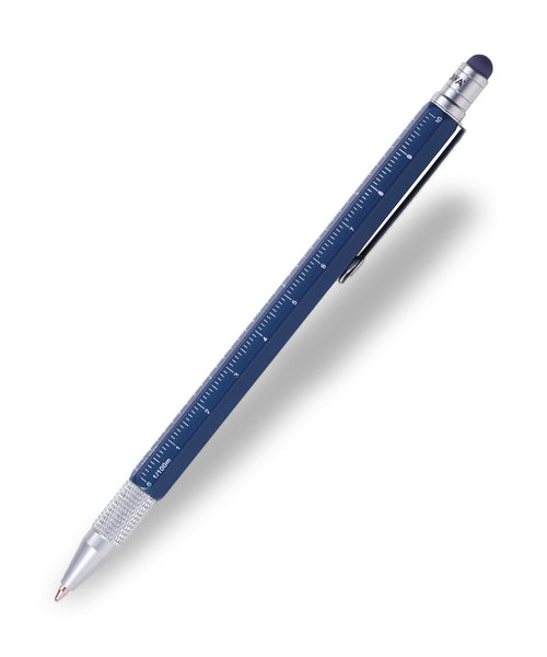 Troika Construction Slim Stylus Tool Pen - Blue
