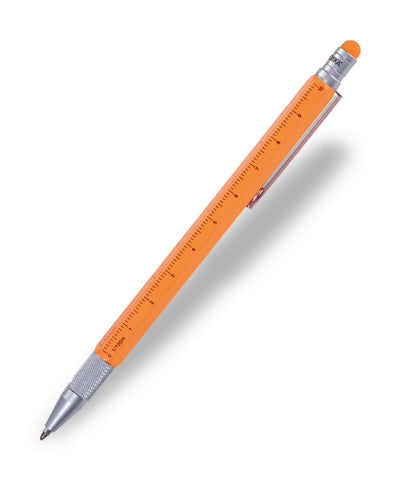 Troika Construction Slim Stylus Tool Pen - Neon Orange