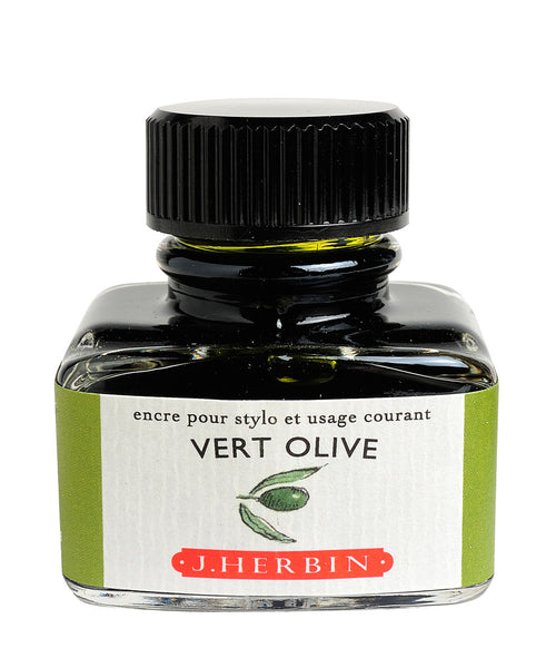 J Herbin Ink (30ml) - Vert Olive (Olive Green)