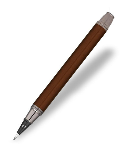 Yookers 555 Elios Fibre Tip Pen - Brushed Brown