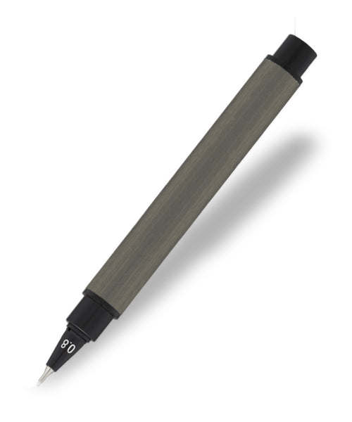 Yookers 888 Eros Fibre Tip Pen - Aluminium with Black Trim