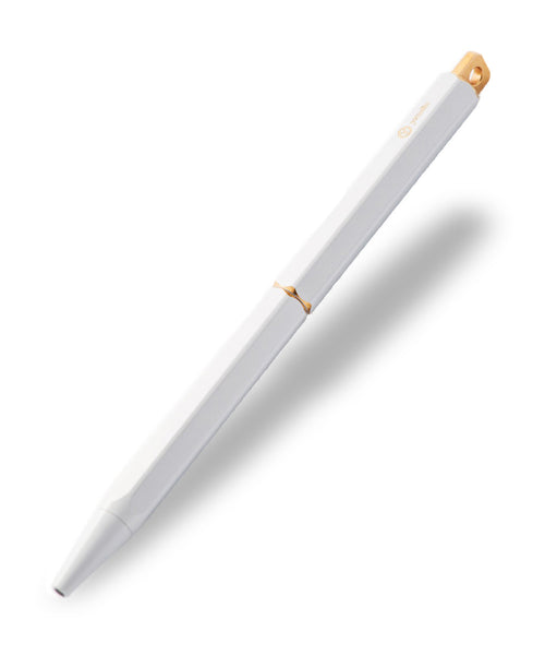 Ystudio Brassing Portable Ballpoint Pen - White