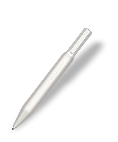 Andhand Method Mini Ballpoint Pen - Silver Lustre