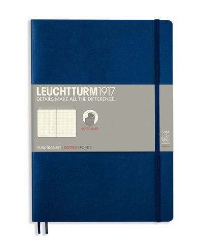 Leuchtturm1917 Composition (B5) Softcover Notebook - Navy