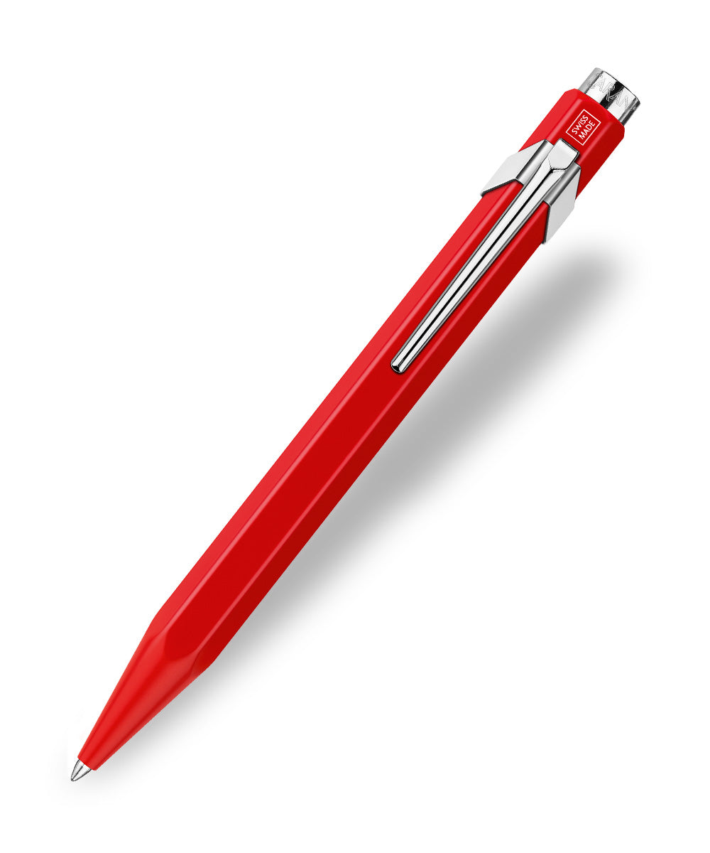 Caran D’Ache 849 Rollerball Rot/matt – Nachfüllbar, Druckmechanik, NEU & OVP