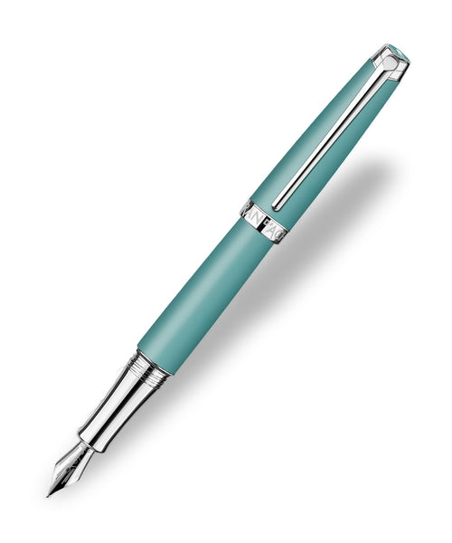 Caran d'Ache Leman Limited Edition Fountain Pen Set - Alpine Blue