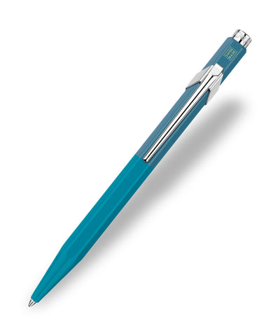 Caran D'Ache 849 Paul Smith 2023 Ballpoint Pen - Cyan & Steel Blue