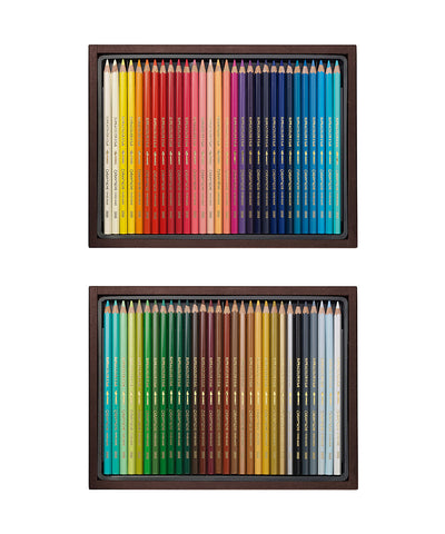 Caran D'Ache Supracolor Soft Coloured Pencils - Set of 60 in Luxury Wooden Box