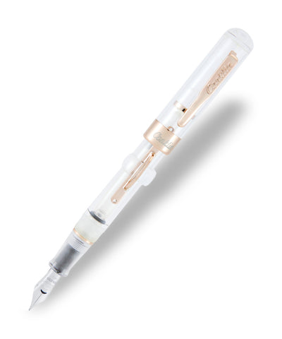 Conklin Crescent Filler Limited Edition Demonstrator Fountain Pen - Rose Gold