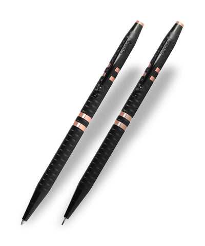 Cross Classic Century 175th Anniversary Special Edition Ballpoint Pen & Pencil Set - Black PVD
