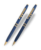 Cross Classic Century 175th Anniversary Special Edition Ballpoint Pen & Pencil Set - Translucent Blue