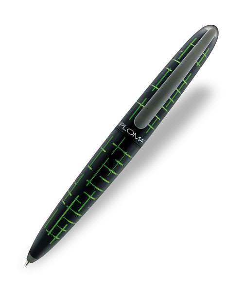 Diplomat Elox Matrix Ballpoint Pen - Black & Green