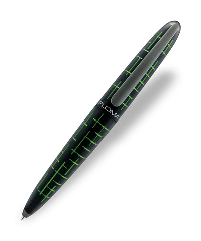 Diplomat Elox Matrix Ballpoint Pen - Black & Green
