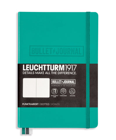 Leuchtturm1917 Medium (A5) Hardcover Bullet Journal - Emerald