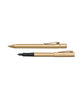 Faber-Castell Grip Fountain & Ballpoint Pen Set - Gold Edition