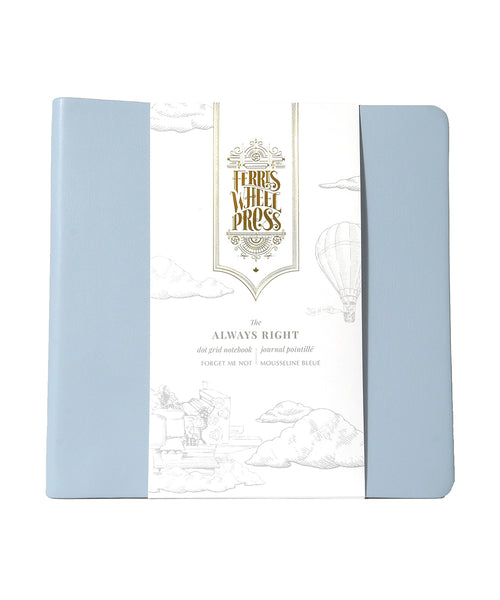 Ferris Wheel Press 'The Always Right' Notebook - Forget Me Not