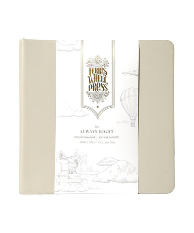 Ferris Wheel Press 'The Always Right' Notebook - Pebble Grey