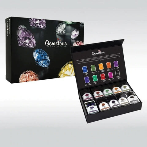Monteverde Gemstone Collection Ink (30ml) - Box of 10 Assorted Colours