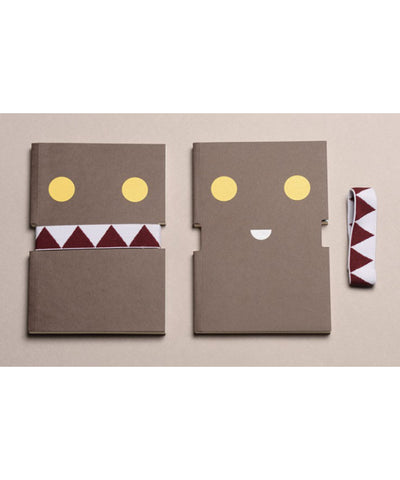 Happily Ever Paper Incognito Medium Notebook - Brown