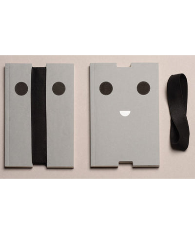 Happily Ever Paper Incognito Medium Notebook - Grey