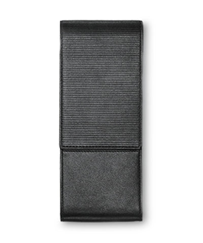 LAMY Nappa Leather Triple Pen Case - Black