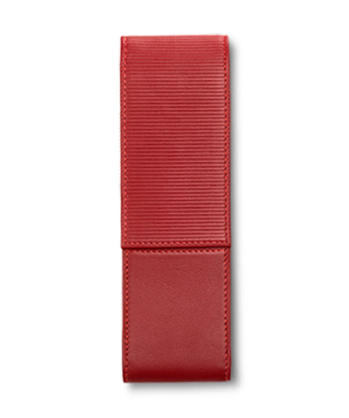 LAMY A315 Nappa Leather Pen Case for 2 Pens- Red