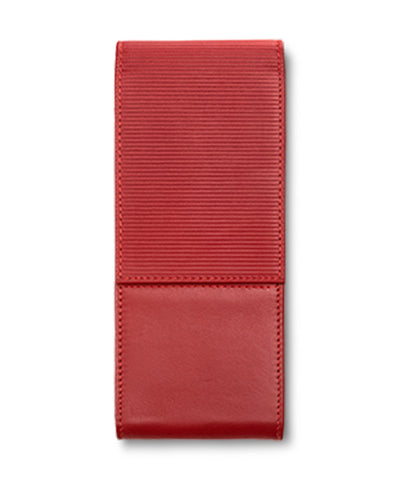 LAMY Nappa Leather Triple Pen Case - Red