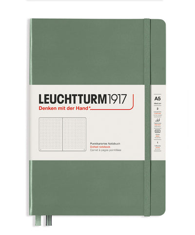 Leuchtturm1917 Medium (A5) Hardcover Notebook - Olive