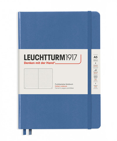 Leuchtturm1917 Medium (A5) Hardcover Notebook - Denim