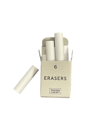 Makers Cabinet Erasers for Ferrule Pencil Holder
