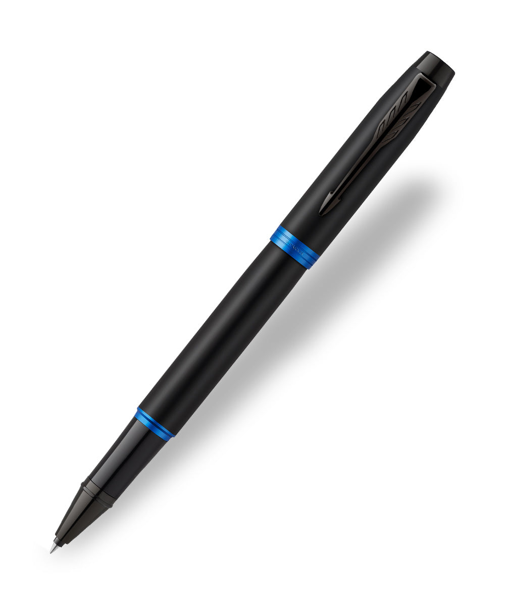 Parker IM Vibrant Rings Blue Rollerball kopen | De Vulpenwereld Parker IM Vibrant Rings Blue Rollerball kopen | De Vulpenwereld
