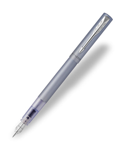 Parker Vector XL Fountain Pen - Silver Blue