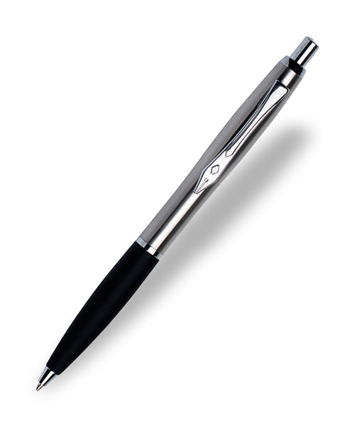 Platignum No 9 Ballpoint Pen - Stainless Steel